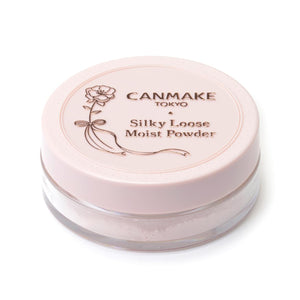 Canmake Silky Loose Moist Powder P01 Luster Pink 6.0G - Moisturizing Pearl Soap Off