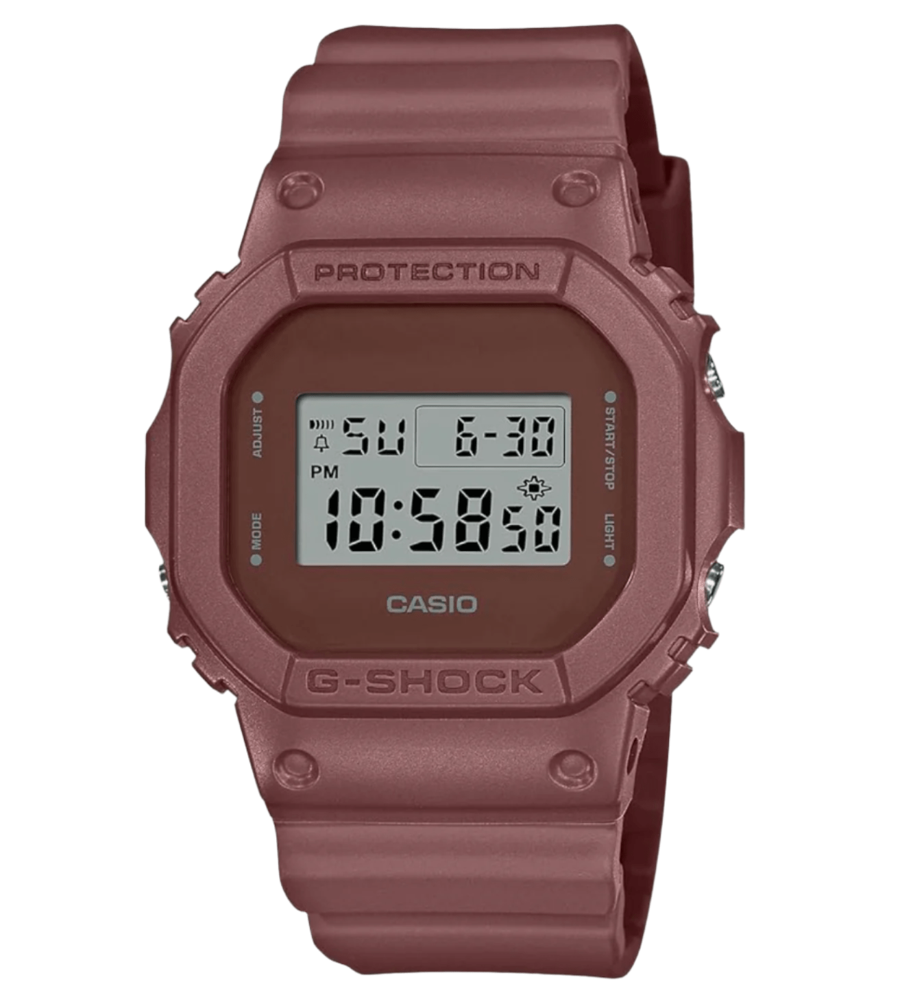Casio DW - 5600ET - 5JF Men's Wristwatch, Limited Edition / Earth Toned Color Series (Red Brown)