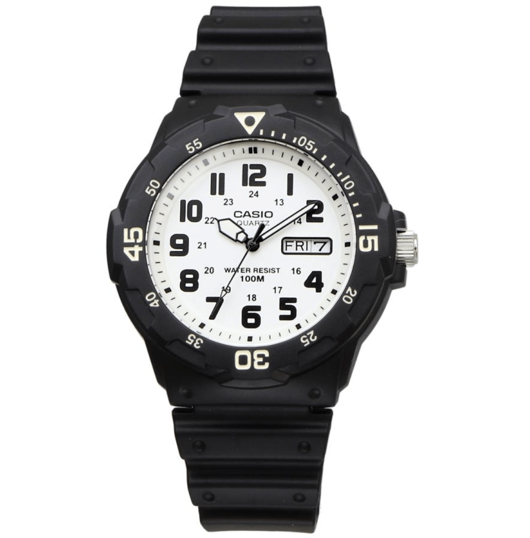 Casio MRW - 200 Men's Standard Quartz Watch, White Arabia MRW - 200H - 7BV