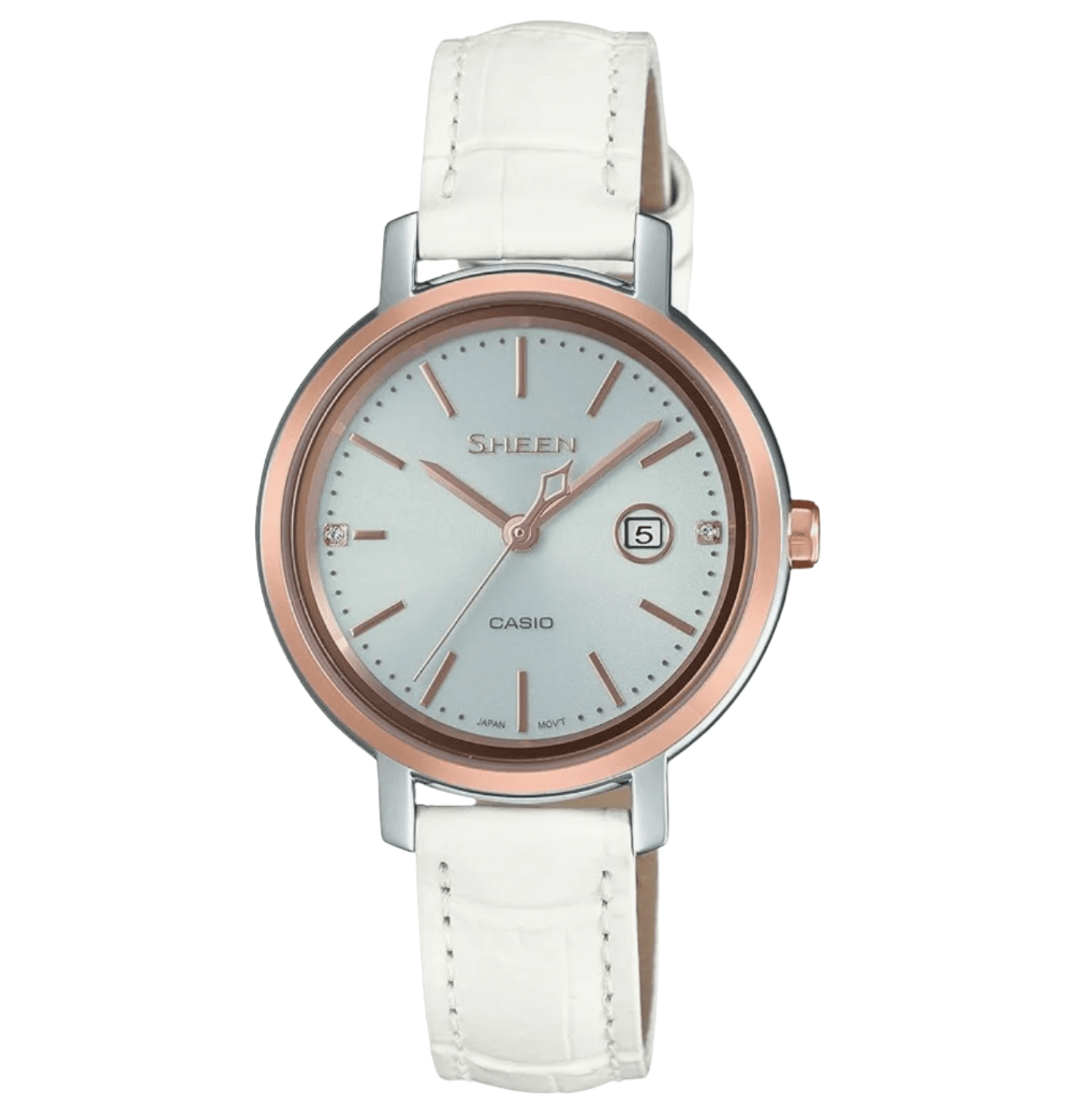 Casio SHS - 4525PGL - 7AJF Solar Women's Wristwatch, White