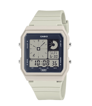 Casio Standard Digital Wristwatch, Unisex, Ivory LF - 20W - 8A, Bracelet Type