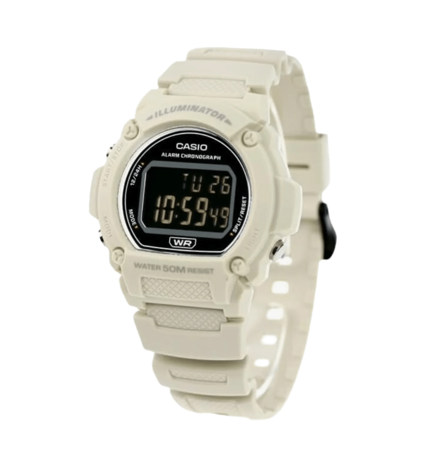 Casio W - 219HC - 8BV Quartz Men's Women's Watch, Black