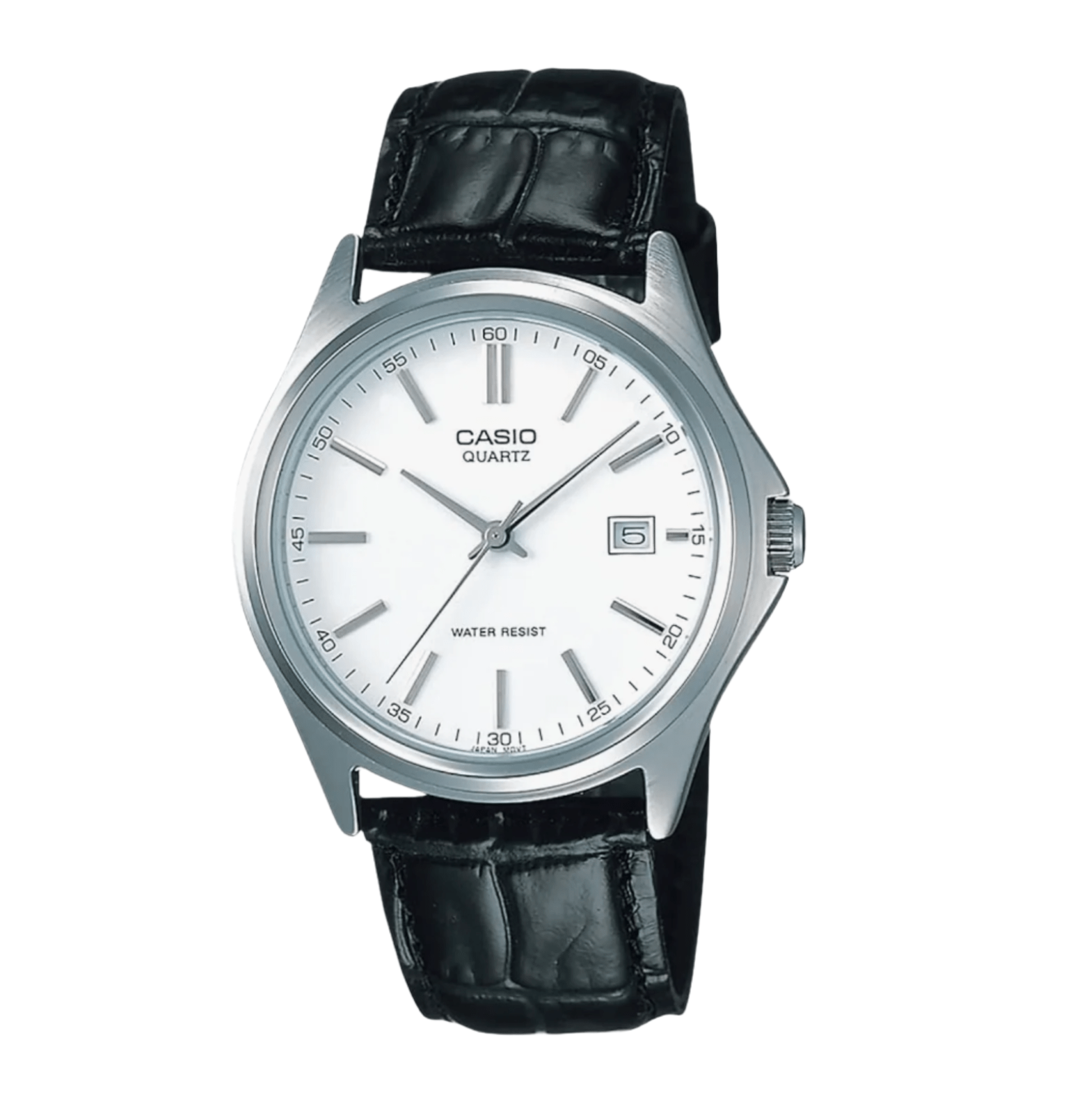 Casio Watch Collection MTP - 1183E - 7AJH Genuine Leather Man Black