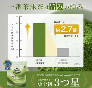 Chanomi Protein 810g Ichibancha Matcha Whey Soy No artificial sweeteners