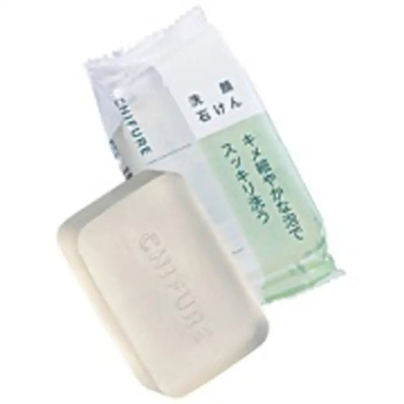 Chifure Facial Soap 80g - Fragrance - Free Bar Soap For Smooth Skin - Japanese Face - Wash Soap