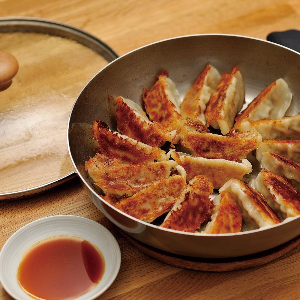 Chitose Wooden - Handle Induction Deep Iron Frying Pan 28cm