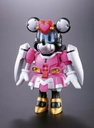 Close-up of Chogokin Disney King Robo Mickey & Friends Action Figure, 220mm, featuring high articulation for dynamic posing