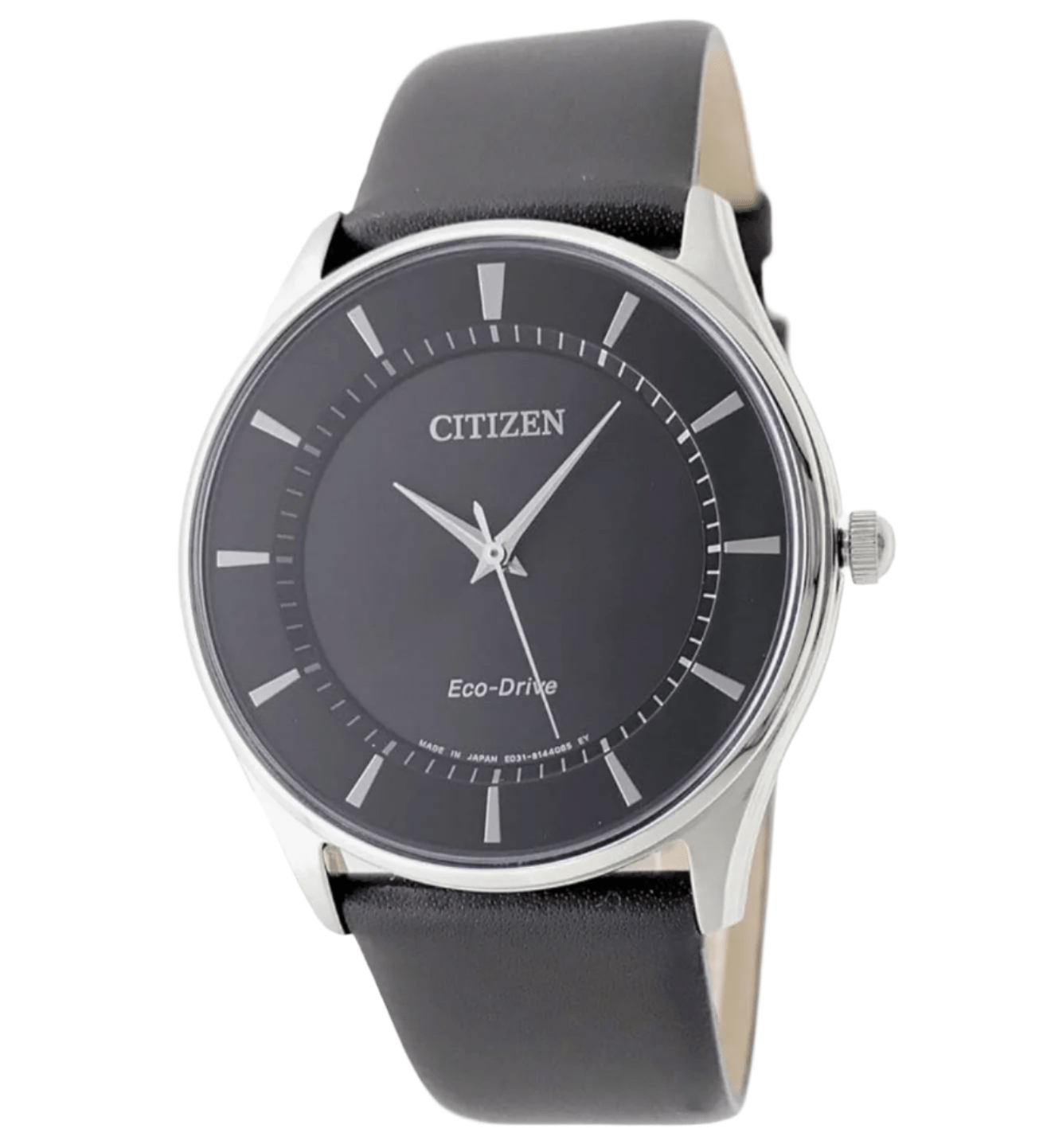 Citizen Eco - Drive Solar Slim Leather Band Watch BJ6480 - 51E/DBR.