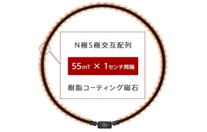 Colantotte Tao Basic Neo Necklace, Magnetic Necklace