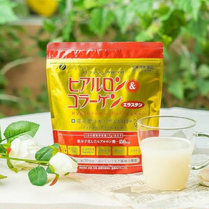 210g Fine Hyaluronan & Collagen + Reduced CoQ10 with elastin, offering hair and nail support