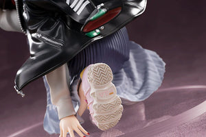 Close-up of Shin Seiki Evangelion Makinami Mari Illustrious 1/7 Ver. Radio Eva, Part 2 Hobby Max, featuring expressive facial details for immersive display