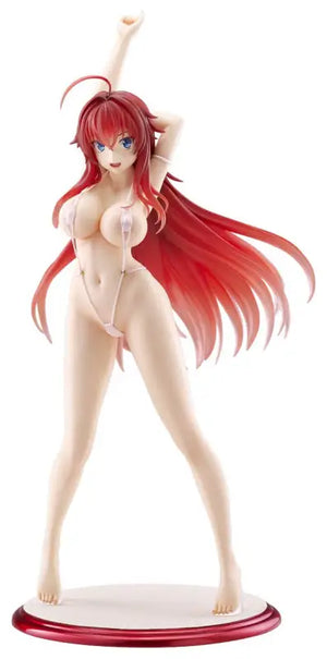 Wave Dream Tech 1/7 Rias Gremory Bikini PVC Figure, 305mm scale, energetic pose, ideal for anime collections
