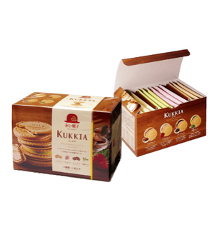 12-piece Kukkia Whipped Chocolate Sandwich Cookies, featuring premium Japanese quality for cookie lovers
