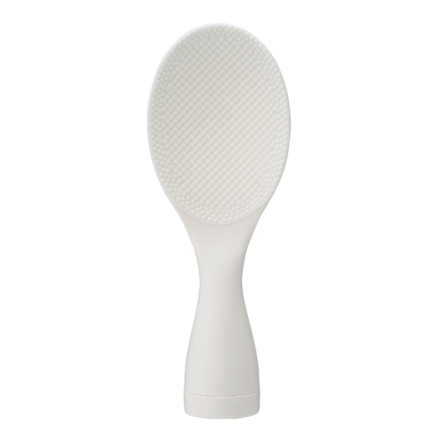 Akebono Shamoji Self Standing Non-Stick Rice Scoop White, upright design, ideal for clean rice serving