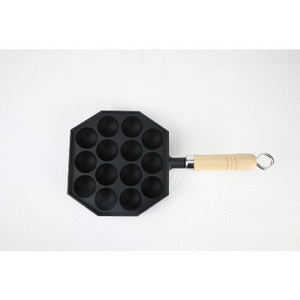 Iwachu Cast Iron Induction Takoyaki Pan, 14-ball, sturdy design, perfect for homemade Japanese dishes
