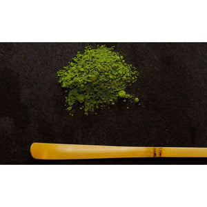 Close-up of JapanBargain Chashaku 18cm showing smooth bamboo finish for easy matcha scooping