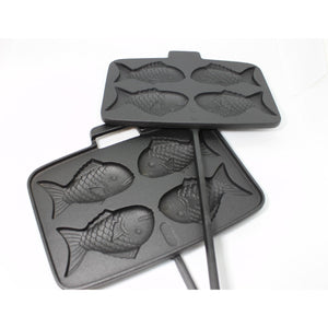 Oigen Nambu Cast Iron Taiyaki Maker F-463, handcrafted design, perfect for dessert lovers.