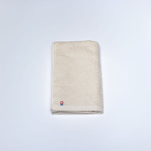 True Organic Natural Cotton Imabari Bath Towel 65×130cm, ultra-soft texture, ideal for daily bathing