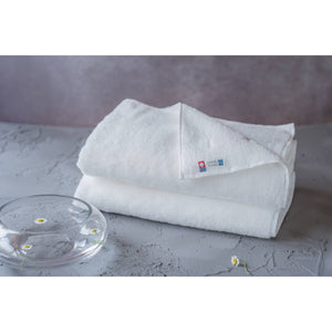 65×130cm True Organic Natural Cotton Imabari Bath Towel, lightweight and absorbent, designed for home comfort