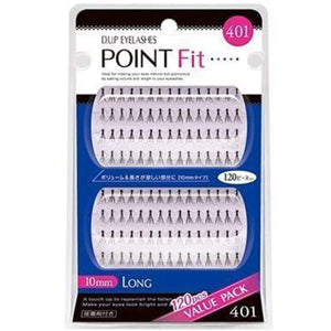 D - Up Point Fit 401 False Eyelashes Pack of 120 - Natural Look and Comfort