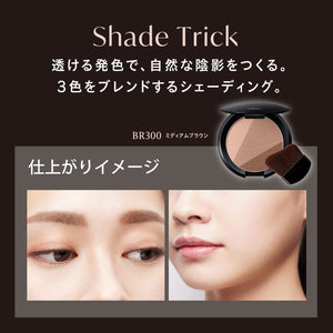 Visee Medium Brown Shade Trick BR300 Bronzer with Exclusive Brush 8.5g