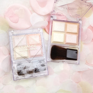 Cezanne 4 - Color Natural Shine N10 Pale Highlight 7.1G Mixed Cheek Palette