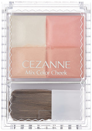 Cezanne Mixed Color Cheek Orange 8.0g - Versatile Makeup Blush from Cezanne
