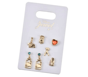 Disney Alice in Wonderland Earrings Set Silhouette & Variety