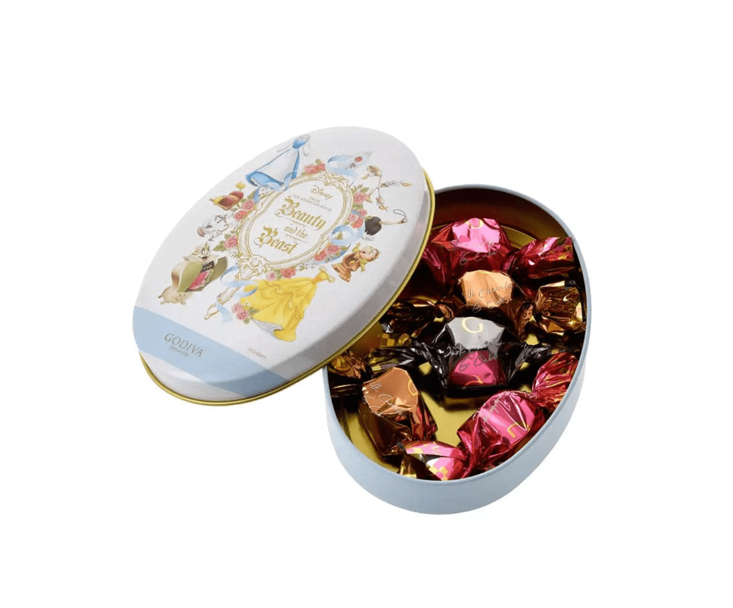 Disney Beauty & the Beast x Godiva Chocolate Tin Valentine 2025