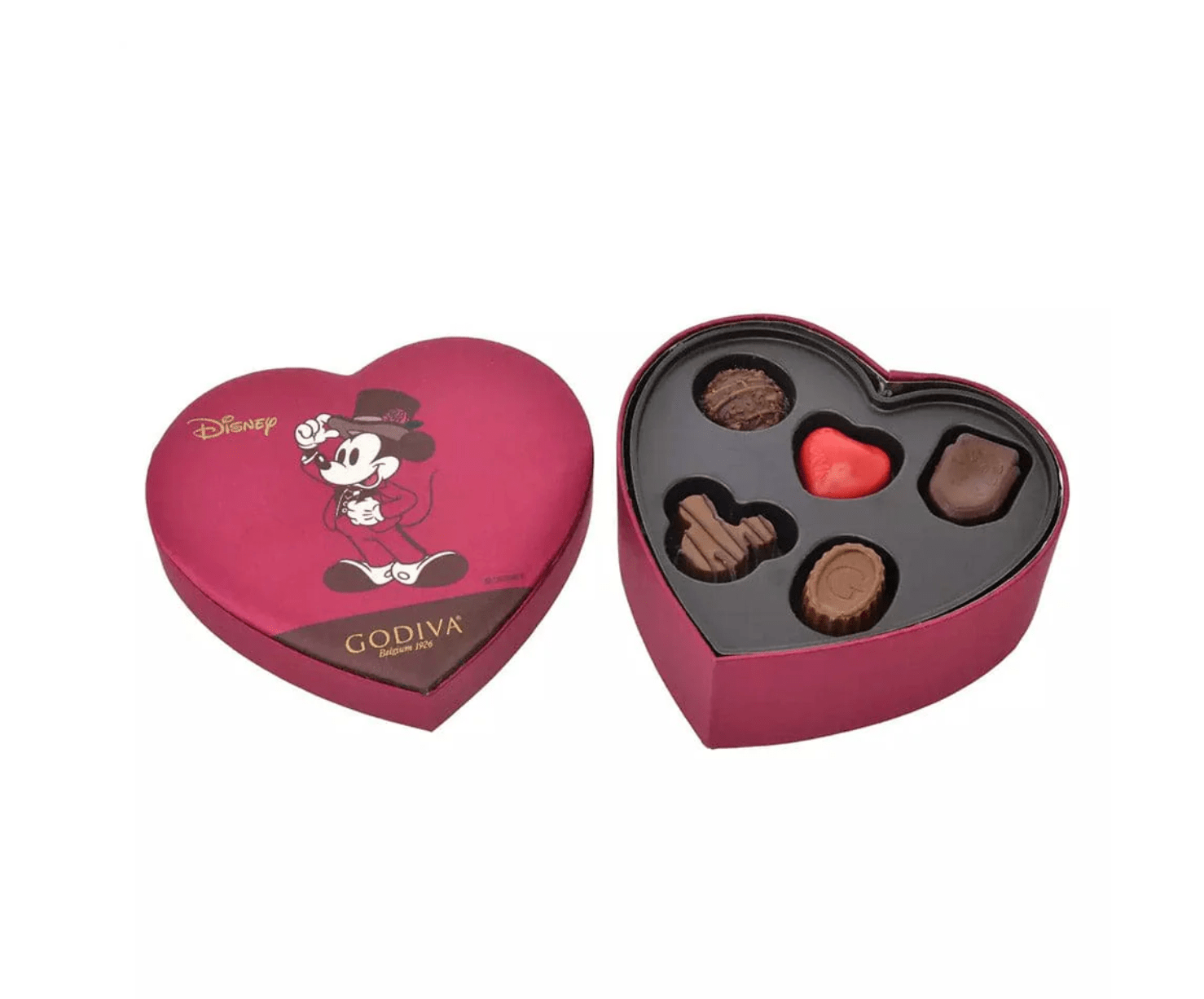 Disney Mickey x Godiva Chocolate Assortment Heart Box Valentine 2025