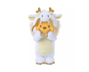 Disney Year of Dragon White Winnie - the - Pooh Plush Keychain