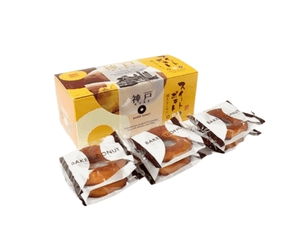 Naniwaya Kobe Sweet Potato Baked Donuts Box of 6 Pieces, soft baked donuts, ideal for gifting or tea time.