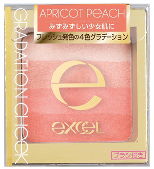 Excel Apricot Peach Gradient Cheek N GC02 - High - Quality Makeup Blush