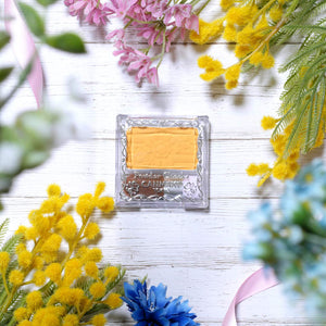 Canmake Powder Cheeks PW40 Mimosa Yellow - Long - Lasting 4.4g Makeup Essential