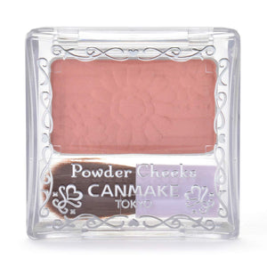 Canmake Powder Cheeks PW43 Coral Hologram - 4G Compact Blush