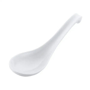 Ebm Japan Porcelain Ramen Soup Renge Spoon 17.6Cm