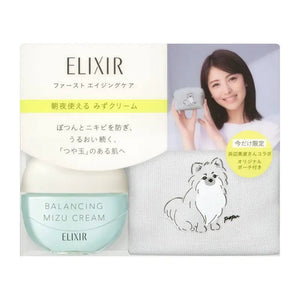 Elixir Balancing Mizu Cream Limited Set P 60g - Japanese Anti - Acne Cream - Moisturizing Cream