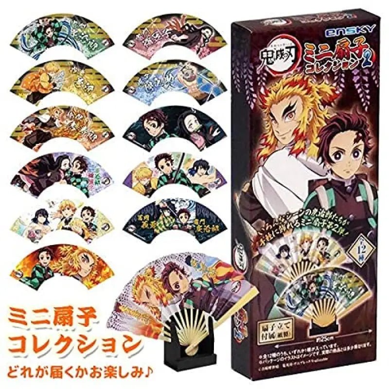 ENSKY - Demon Slayer: Kimetsu No Yaiba Mini Folding Fan Collection Vol.2
