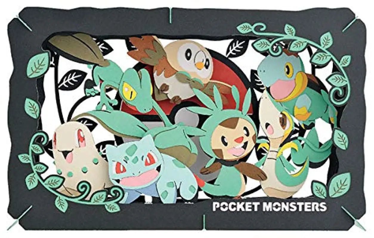 ENSKY Paper Theater Pt - L06 Pokemon Type Grass