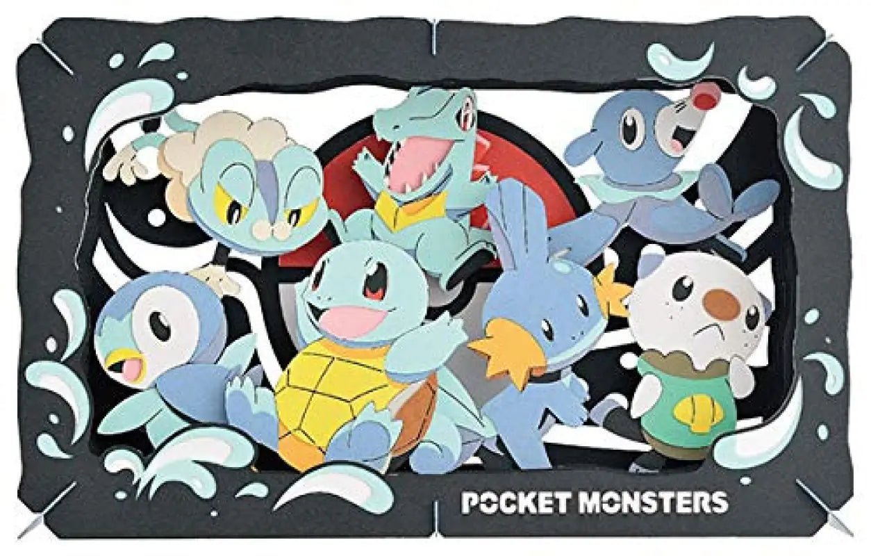 ENSKY Paper Theater Pt - L08 Pokemon Type Water