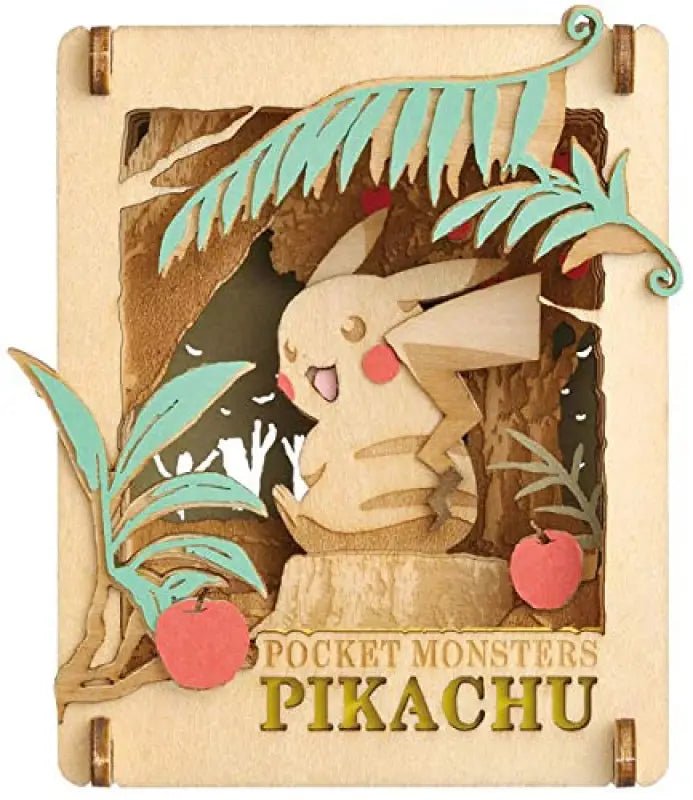 ENSKY Paper Theater Pt - W05 Wood Style Pokemon Pikachuu