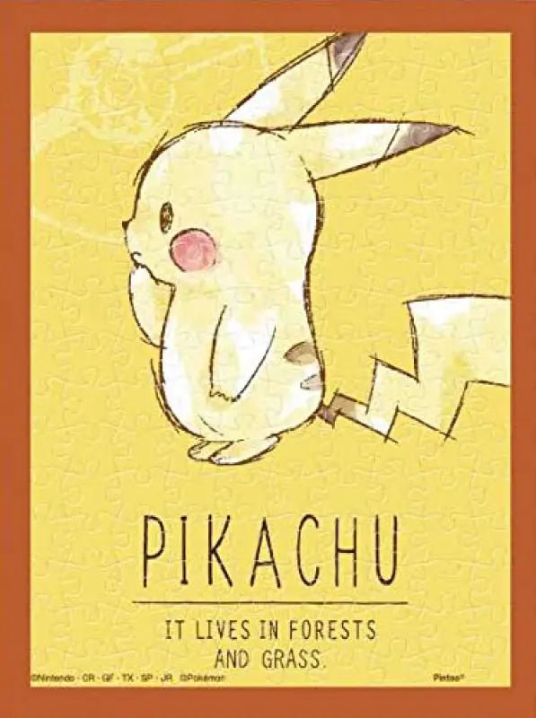 Ensky Pokemon No.Ma - 57 Pikachu Portrait 3D Pokemon Jigsaw Puzzle Pokemon Toys