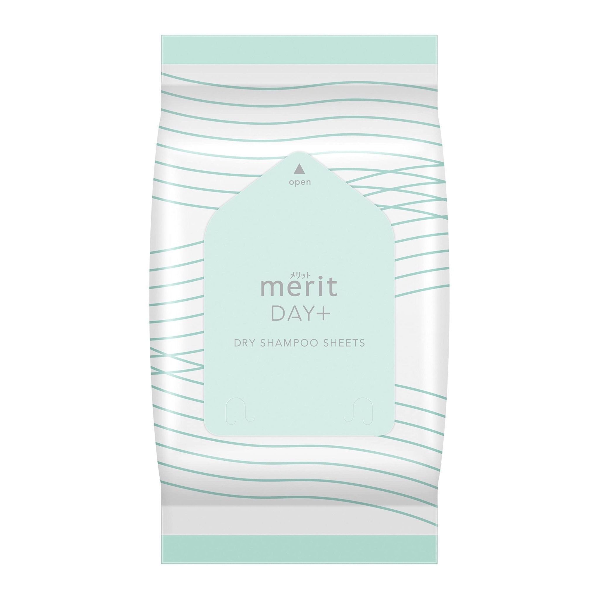 Merit Day Plus Dry Shampoo Sheet Japan White Green 12 Sheets