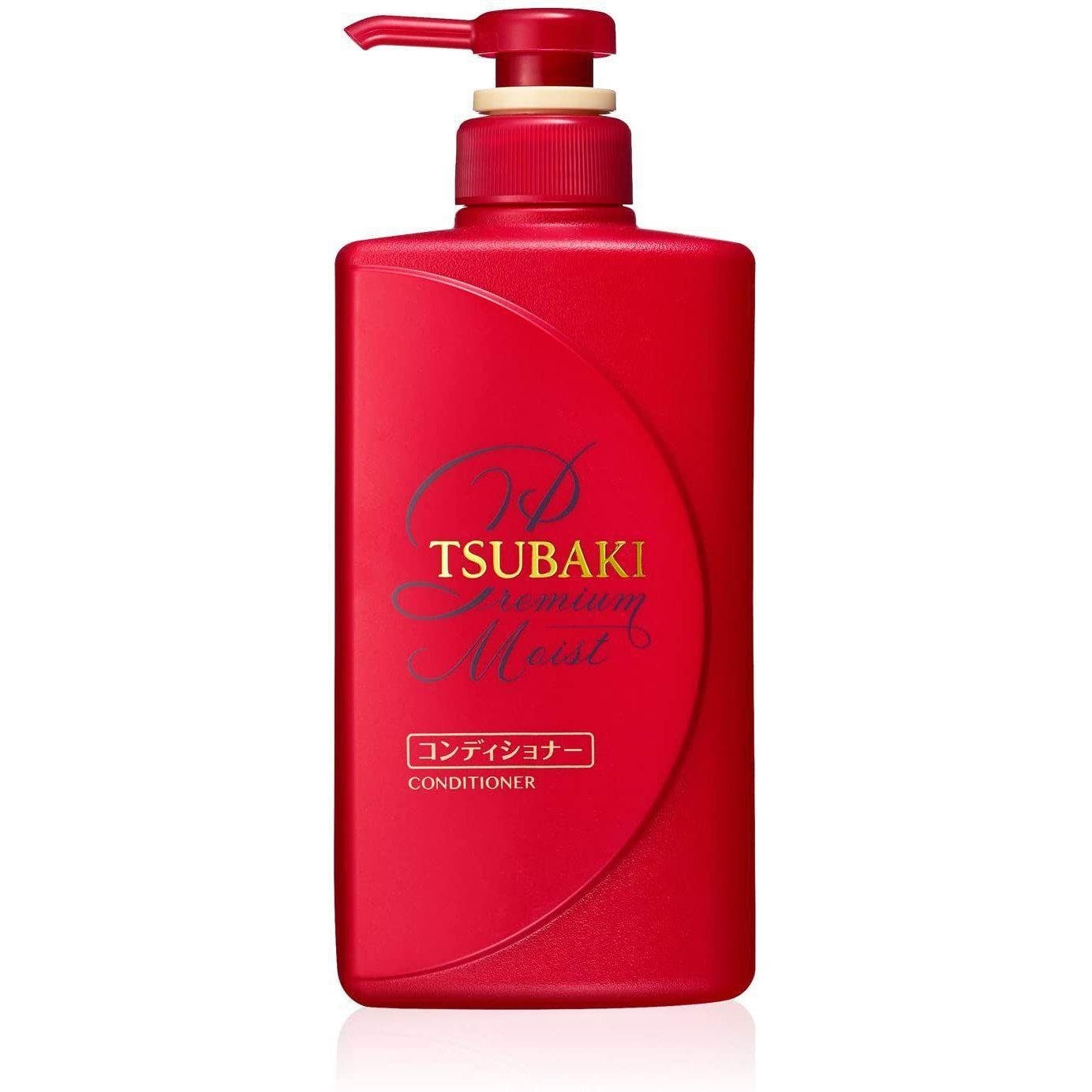 Shiseido Tsubaki Premium Moisture Conditioner 490ml for Silky Hair