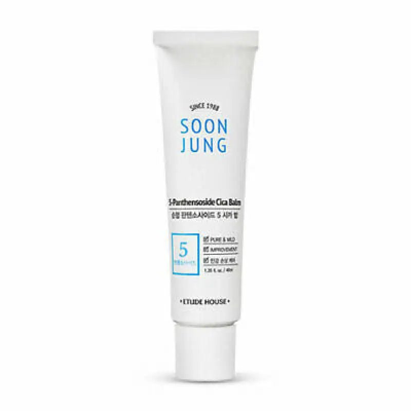 Etude House Soon Jung 5 - Panthensoside Cica Balm 40ml - Japanese Acne Treatments