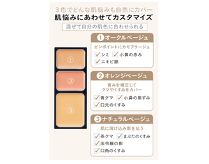 ETVOS Mineral Concealer Palette, 3.1g, Soap, Spots, Bears, Acne Covers, Orange