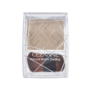 Cezanne Natural Matte Shading Powder 2.7G 01 Warm Tone Light Brown Shadow Color