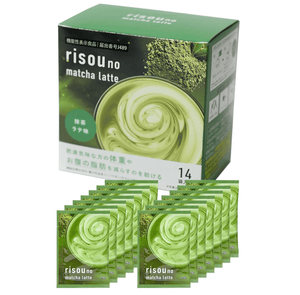 Fanfare Risou No Matcha Latte (Liso Kohi Series), 14 Packets