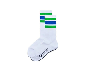 Familymart Official Socks: Classic Line (White), 25-28cm, antibacterial treatment, ideal for daily casual wear