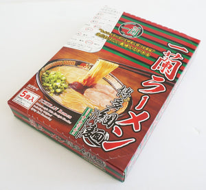 Ichiran Ramen Hakata Style Thin Straight Noodles in 645g, creamy broth, perfect for cozy dinners